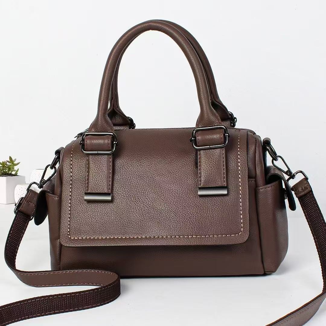 Factory direct sales of PU soft leather women's bags, 2025 new style single-shoulder bags, fashionable and high-quality, commuter women's crossbody bags details Picture