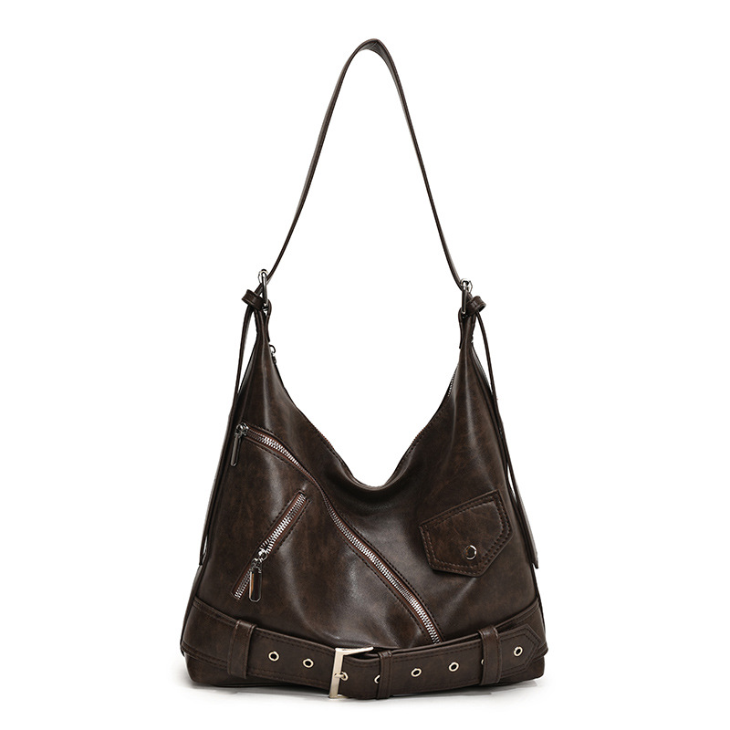 The high-end Maillard multi-functional crossbody bag for women in 2024, a popular single-shoulder bag with a large capacity tote bag Item Picture