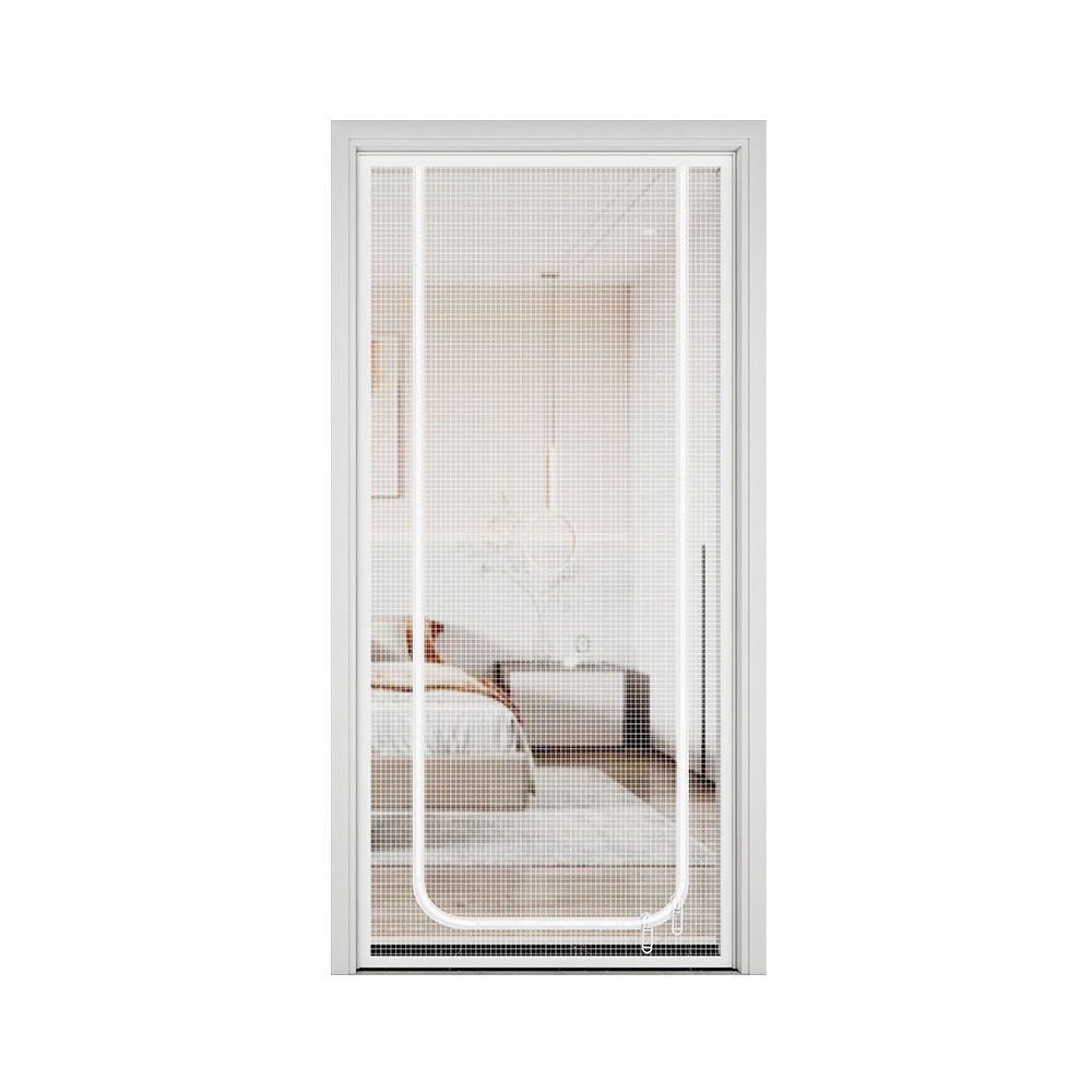 Zipper cat-proof door curtains prevent cats from running away, screen doors for keeping cats, partition screens for sealing Windows and balconies, mosquito-proof screens for keeping pets, gathering Item Picture