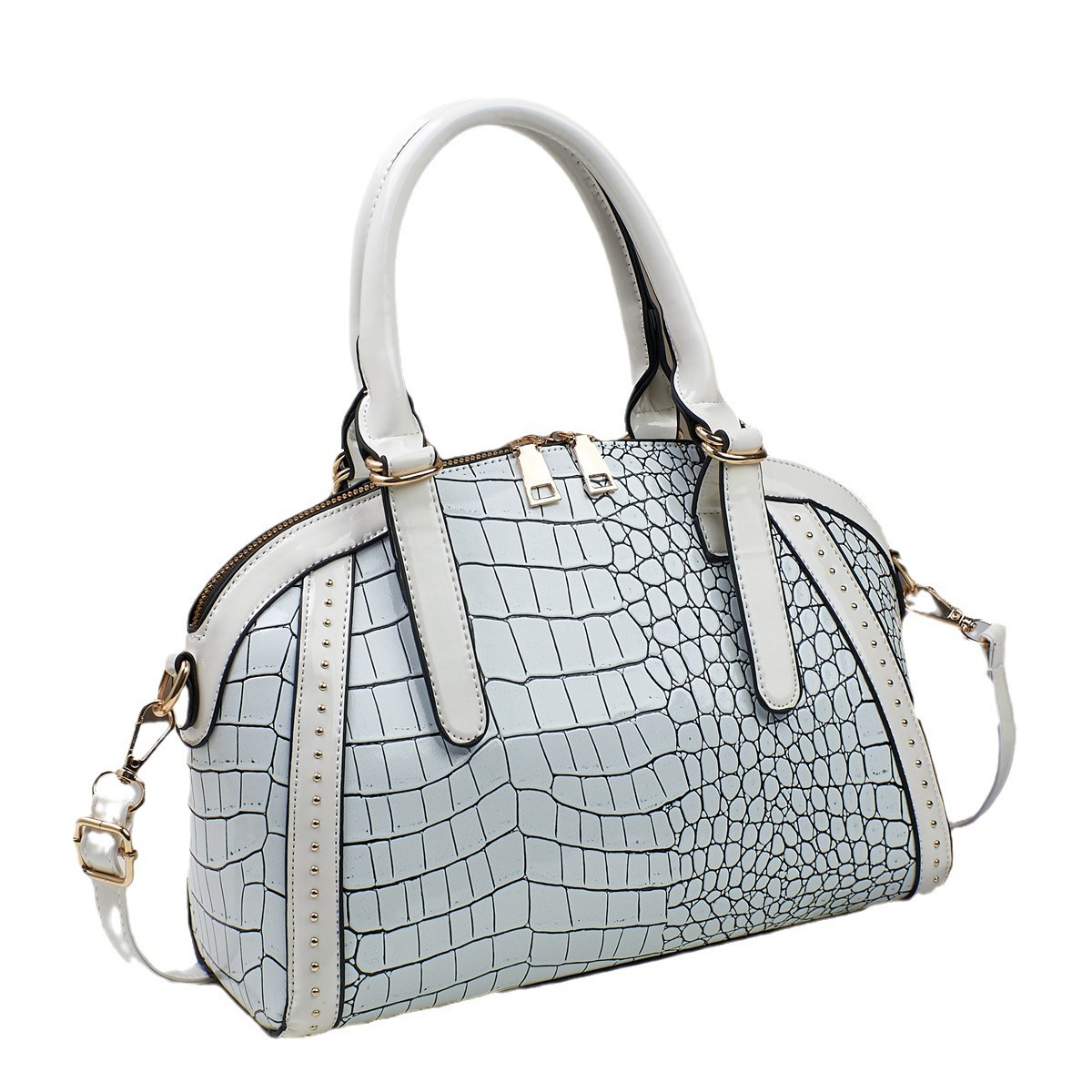 Cross-border trendy foreign trade women's bag 2024 New style fashionable shell bag, versatile, simple and casual single-shoulder crossbody handbag Item Picture