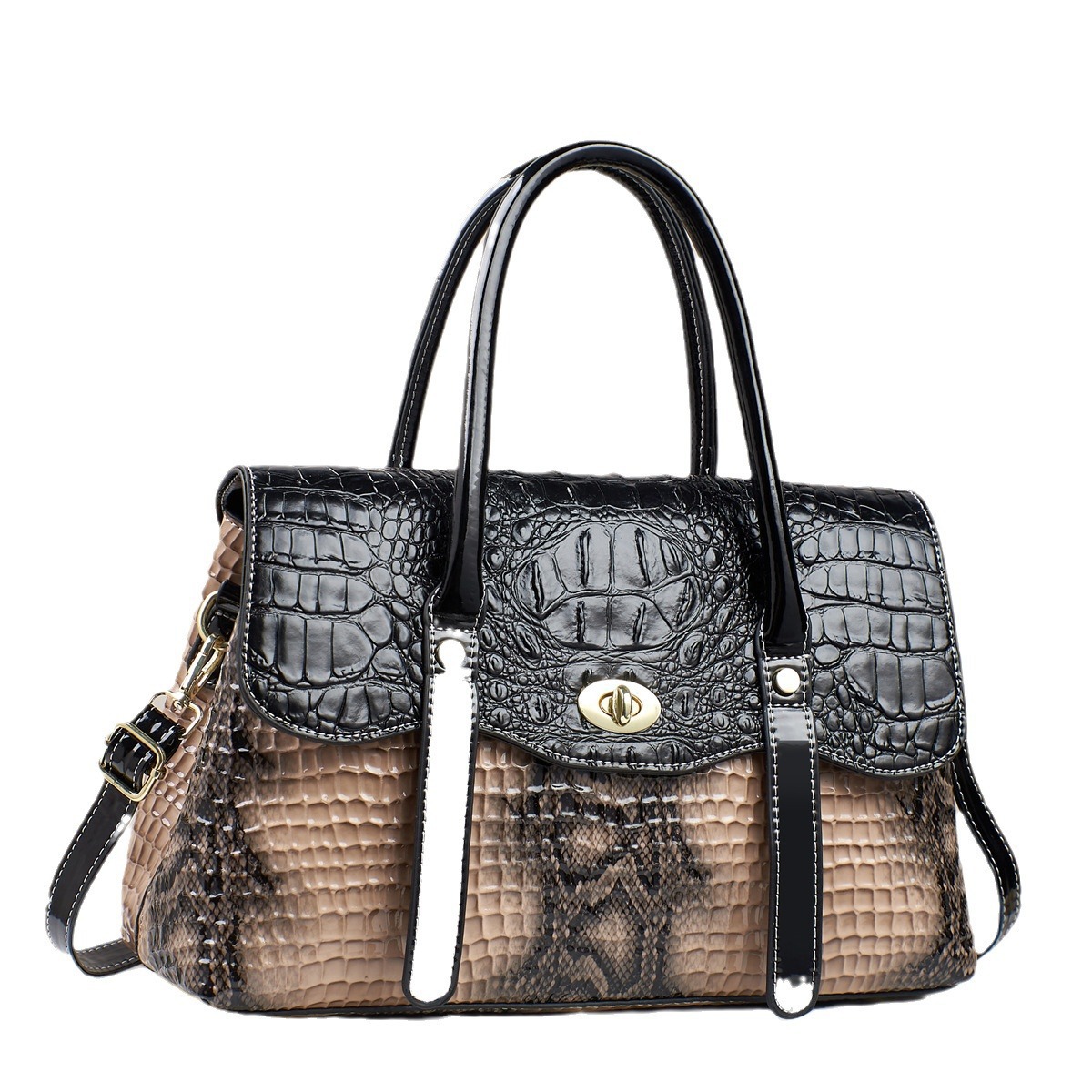 In 2024, the trend of large bags: women's crossbody bags, women's single-shoulder bags, versatile for moms, Korean style autumn and winter handbags, and elegant style Item Picture