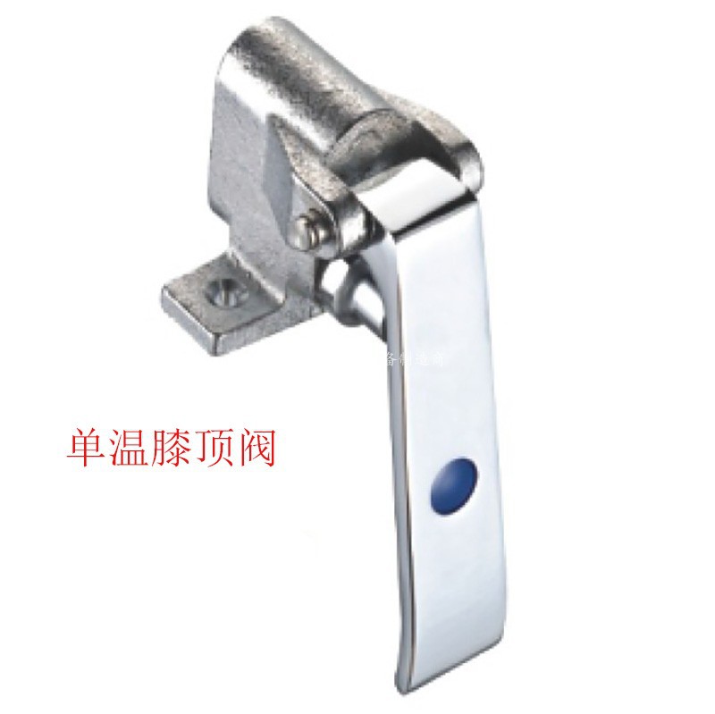 All-copper knee top valve, single and double temperature knee top valve, commercial kitchen, hotel, restaurant and cafeteria faucet foot pedal valve details Picture