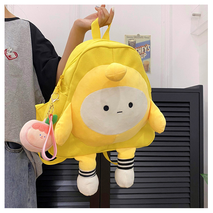 Cute egg doll bag 2023 New style bag, women's canvas bag, fashionable and versatile backpack, college student class bag Application Scenario
