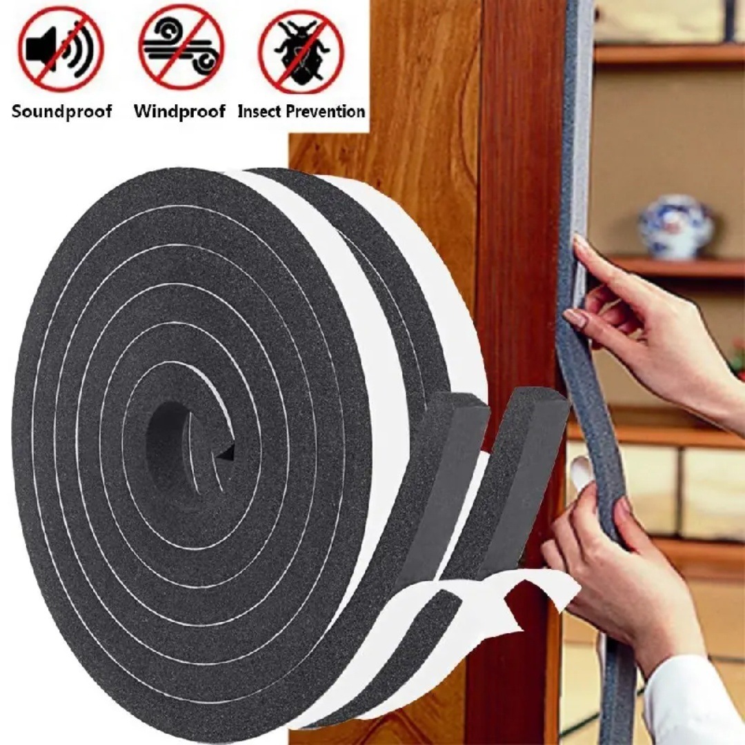 Window sealing strips, door gaps, sound insulation, dust-proof, windproof, windproof plastic steel Windows, self-adhesive gaps, sliding window sponge strips, PU full figure