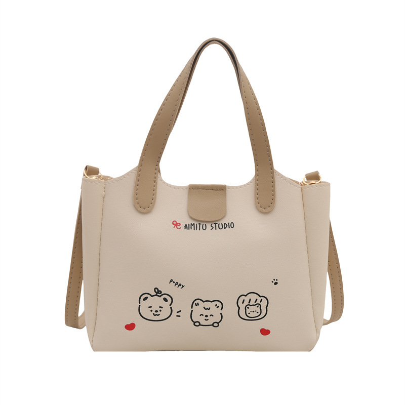 High-end single-shoulder bag, crossbody, elegant and versatile, bucket soft leather women's bag, handbag for women 2025, vegetable basket bag Item Picture
