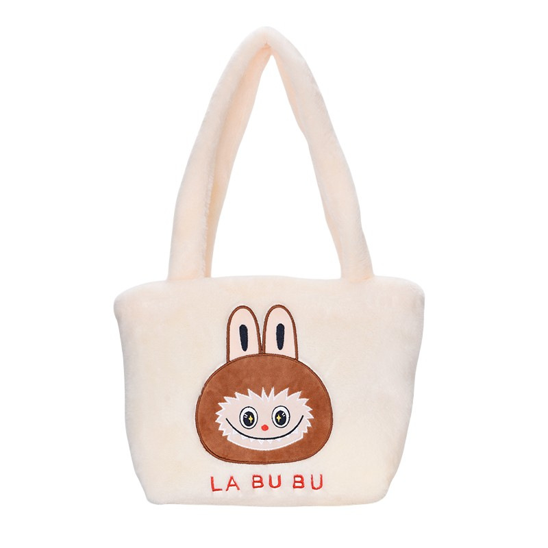 New cute hand-held shoulder bag, a cute cartoon storage bag with a girlish heart, large-capacity student single-shoulder backpack, birthday gift Item Picture