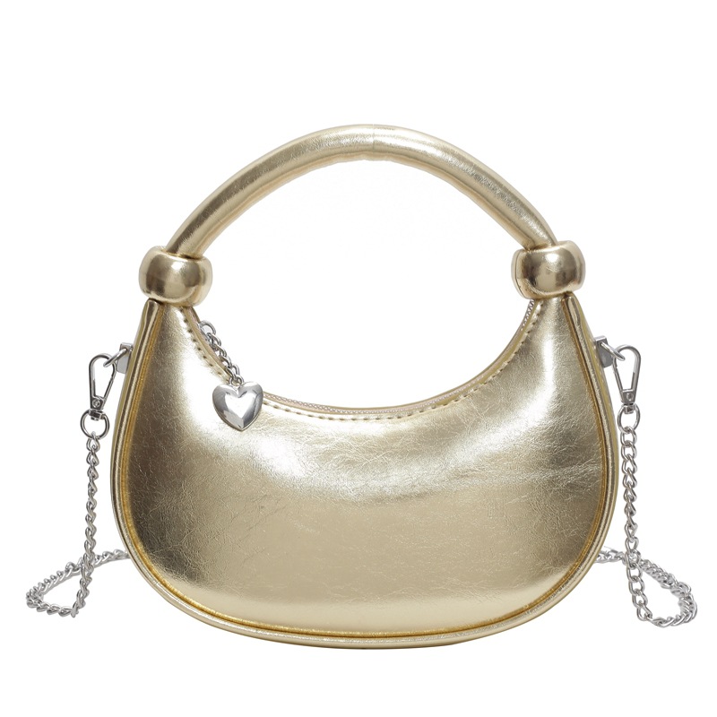 Carrying fashionable and trendy dumplings for women, 2025 new style simple, casual and versatile single-shoulder bag, niche design crossbody bag Item Picture
