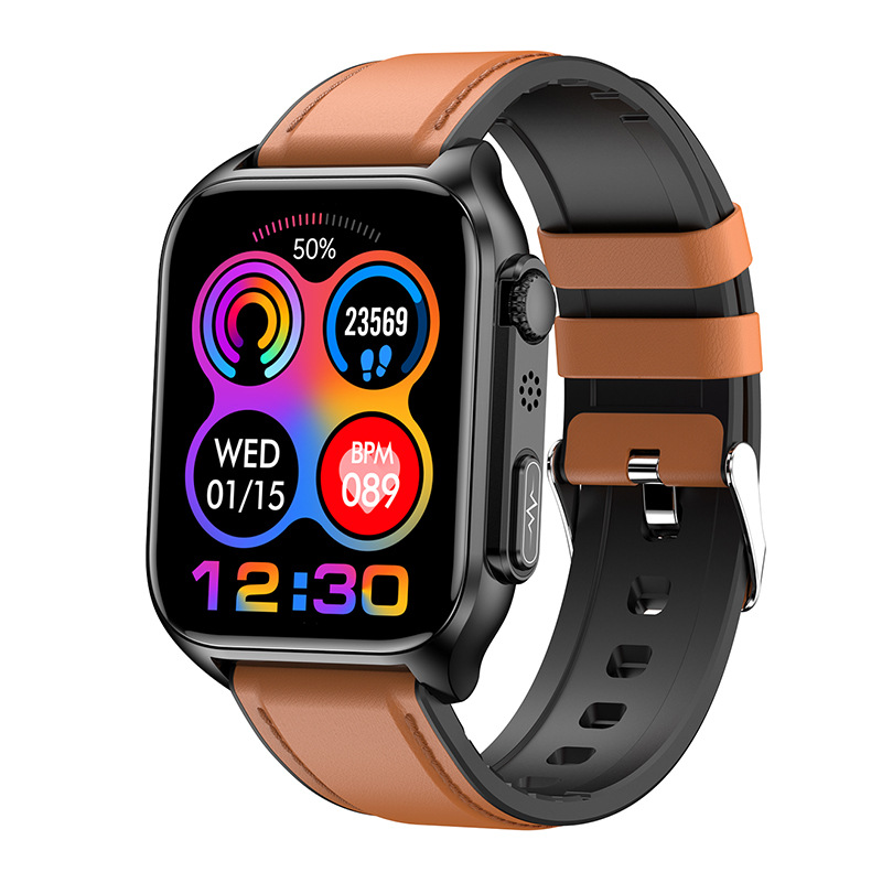 TK12 smartwatch Bluetooth call, heart rate, blood oxygen, electrocardiogram, smart bracelet, sports watch consignment, cross-border new style details Picture