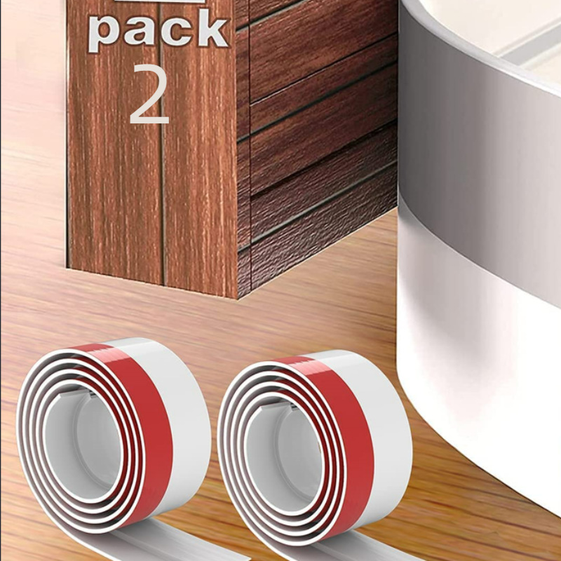 Thickened door gap and bottom sealing strips, self-adhesive sound insulation strips, wooden doors, security doors, window windproof stickers, water-blocking rubber strips Specification drawing