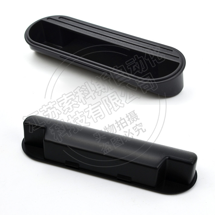 ABS plastic concealed handle, plastic handle, embedded filing cabinet, pull-out tool box, buckle handle, iron cabinet door handle details Picture