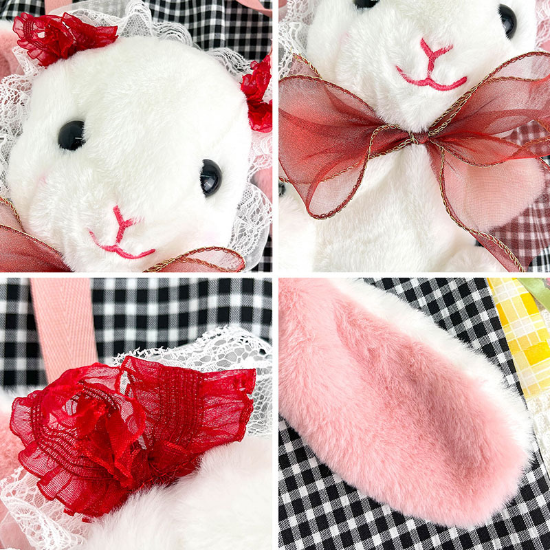 Cute Lolita bear dolls, teddy bear figurines, small plush toys, claw machine dolls wholesale Application Scenario