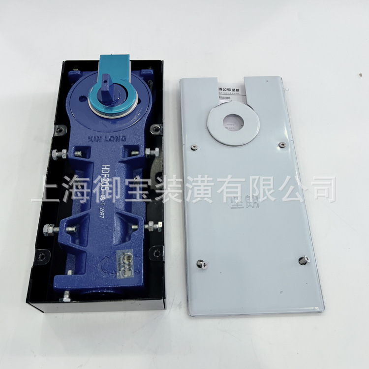 Jianlang floor spring HD205 frameless glass door, wooden door with frame, load-bearing capacity 130 kilograms, floor spring 90-degree positioning Item Picture