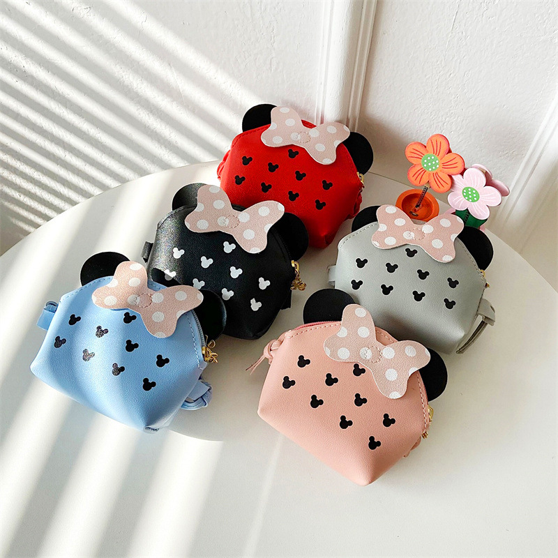 2021 Autumn/Winter new Korean-style fashionable children's bags, crossbody single-shoulder bags, cute cartoon bags for girls and princesses, mini bags full figure
