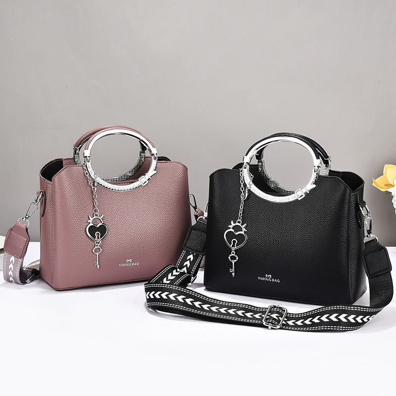 Ready-to-purchase factory fashion trend women's bag 2025 new style, high-end, large-capacity single-shoulder bag, crossbody bag and handbag Specification drawing