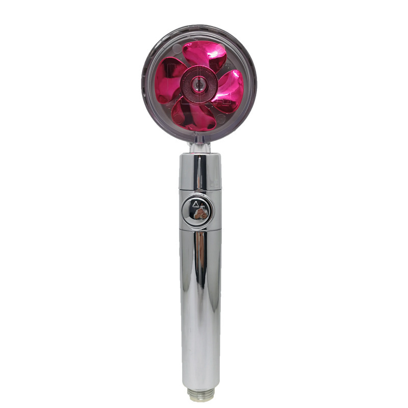 The "Little Waist" turbine showerhead, a popular hand shower, has a pressurized fan blade that can stop water flow with one click across borders Application Scenario