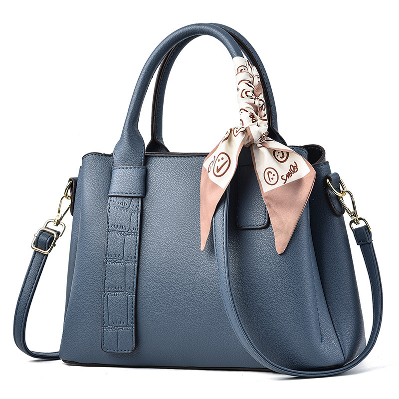 Fashionable handbag with large capacity for women, 2023 new style, trendy and elegant, middle-aged mom, lady, crossbody commuting women's bag delivery service Specification drawing