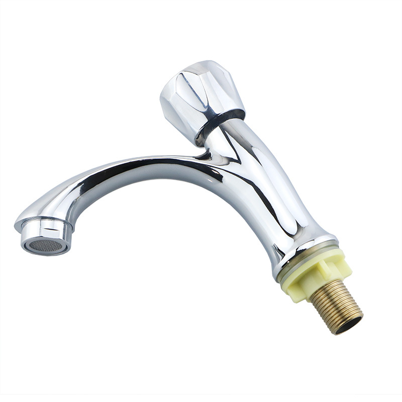 Zinc alloy single-cooling washbasin faucet, washbasin, single-cooling faucet, household 4-point washbasin faucet full figure