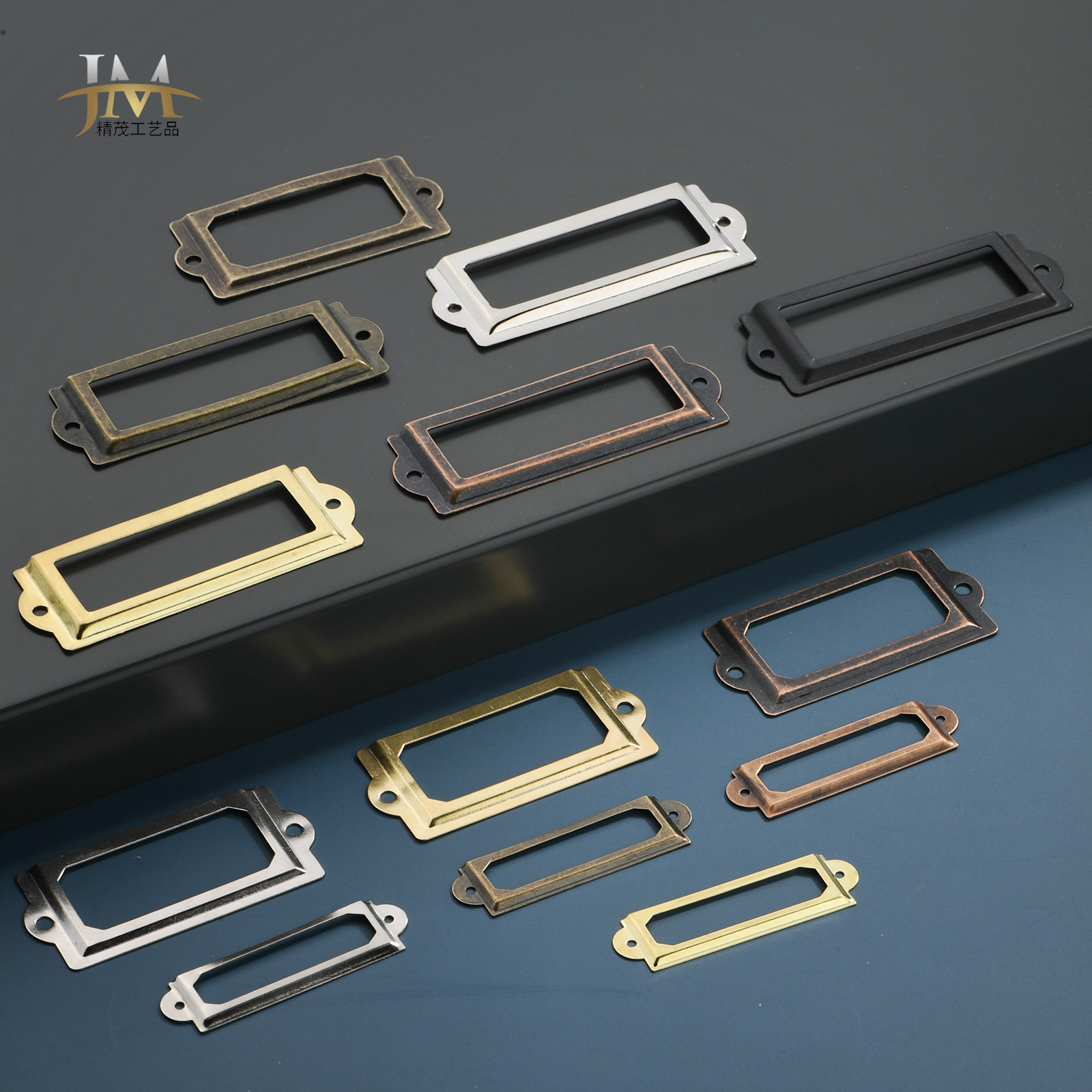 Jingmao Hardware offers new Chinese-style antique business card frames, decorative frames, gift box frames, iron sheet frames, handles and furniture accessories full figure