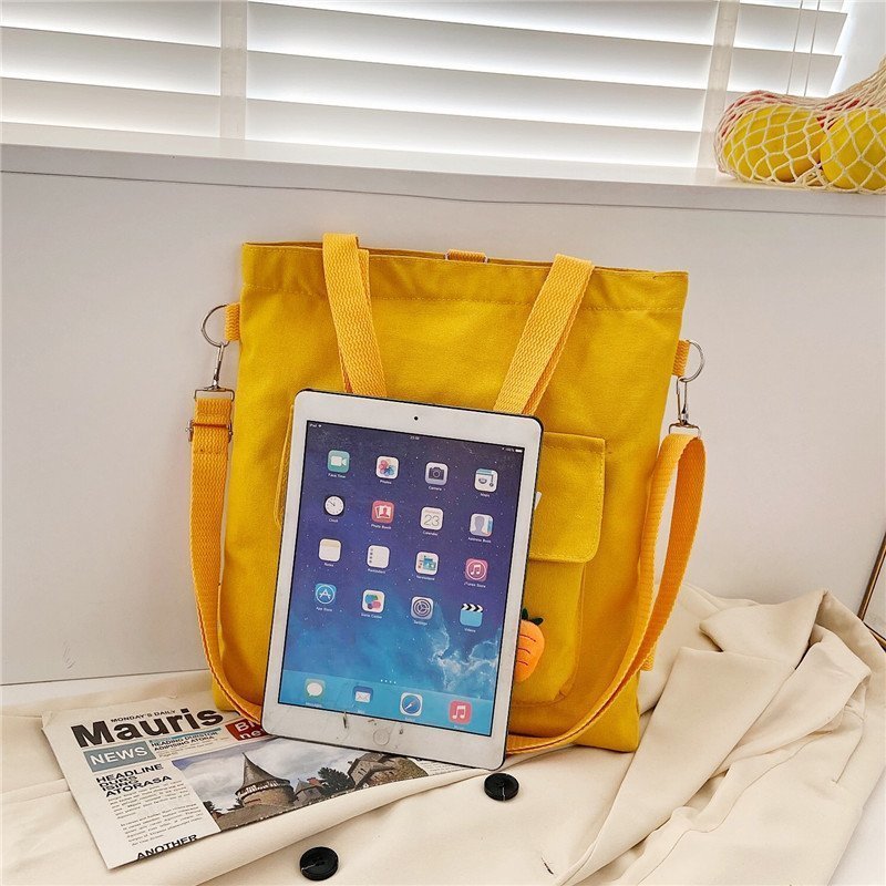 Large-capacity backpacks, women's single-shoulder bags, crossbody bags, men's trendy brand, Japanese ins trendy crossbody bags, casual student workwear bags Specification drawing