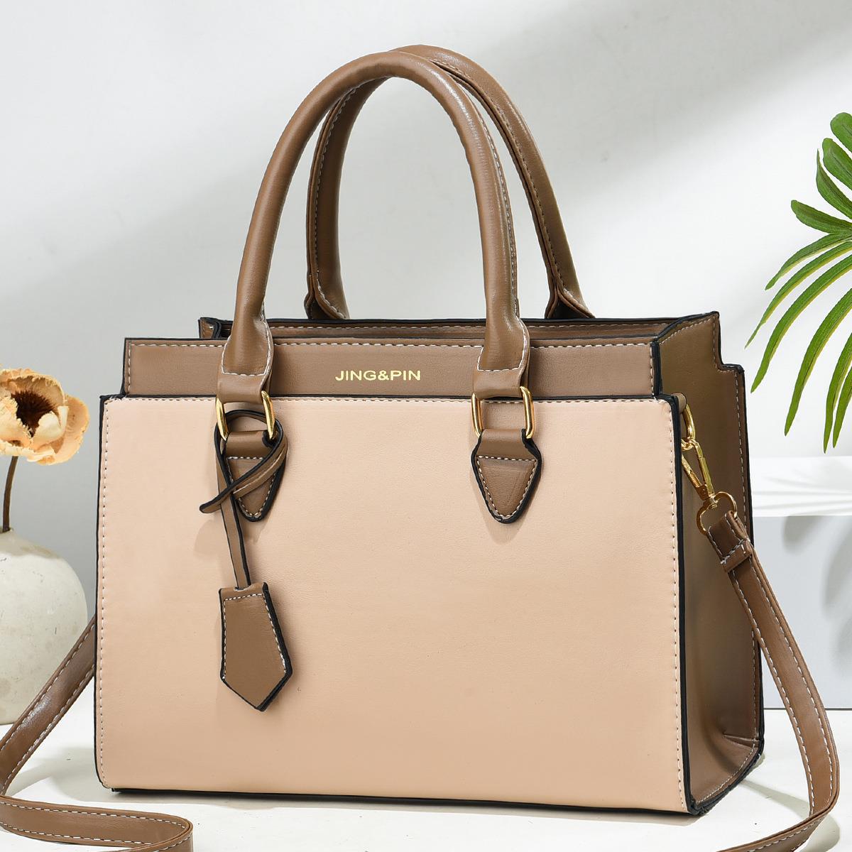 Cross-border women's bag 2022 New Korean version single-shoulder hand-carry crossbody fashionable color-blocking handbag for women's bag export consignment Application Scenario