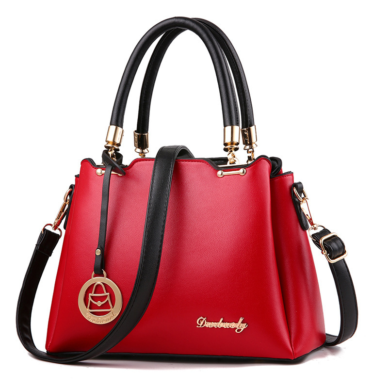 The 2022 autumn new Korean version PU women's bag, solid color killer bag, retro single-shoulder crossbody bag and handbag details Picture