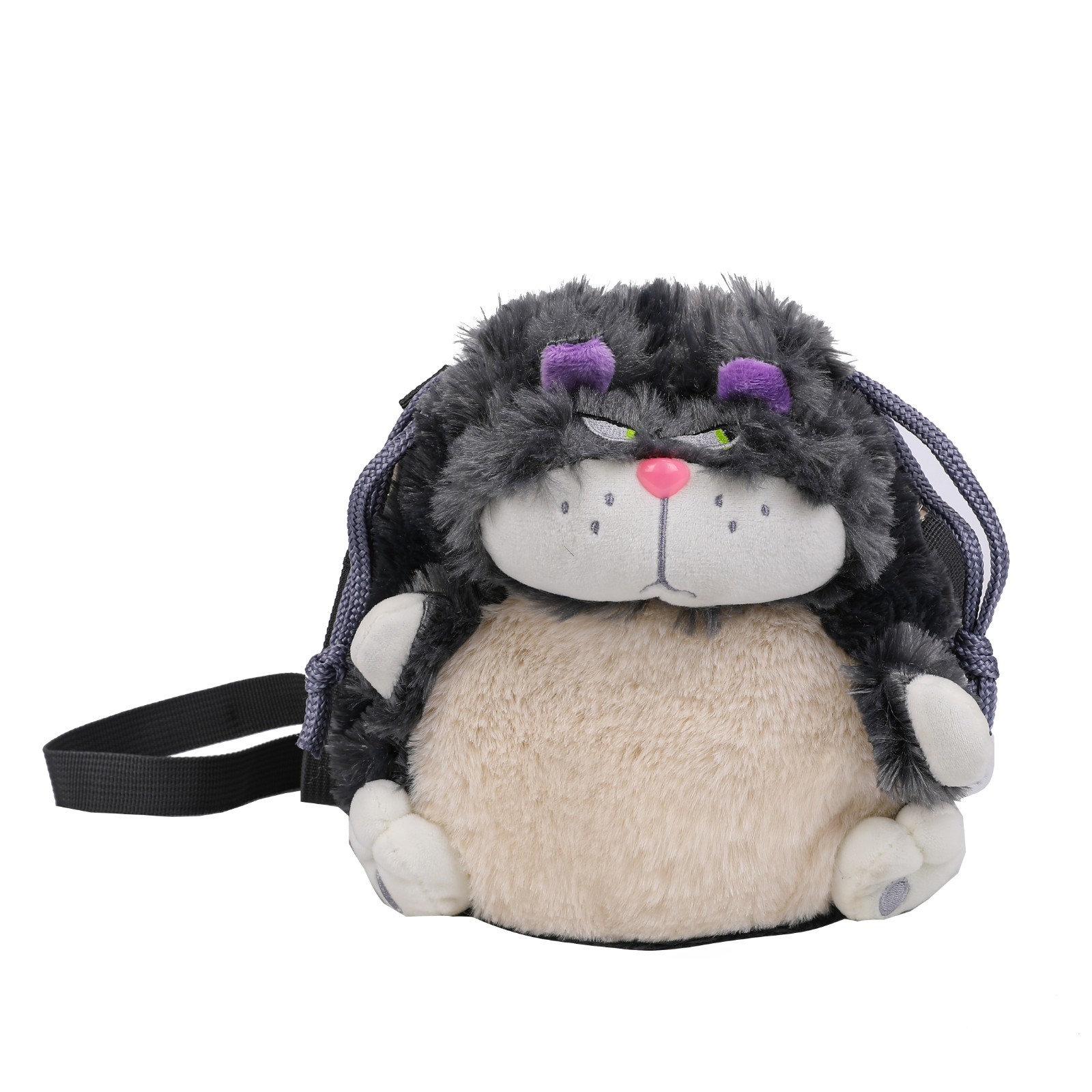 Cartoon Lucifer Cat Plush Toy Bag 2024 New Style Teenage Girl single-shoulder crossbody Bag Factory Direct Sale Item Picture