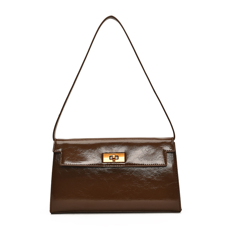 High-end underarm bag for women, 2025 new niche design retro Kelly bag, versatile for commuting, single-shoulder crossbody bag Item Picture