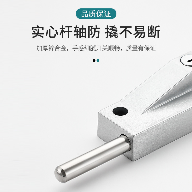 Rotating door lock, frame door, floor lock, wooden door, latch lock, spring latch lock, floor latch lock, floor lock, exposed latch lock Specification drawing