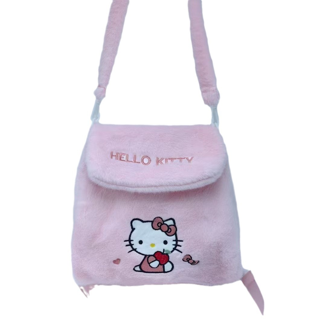 Sanrio plush bag, cute Cinnamon dog, single-shoulder crossbody bag, Capibara large capacity backpack, wholesale from the manufacturer Item Picture