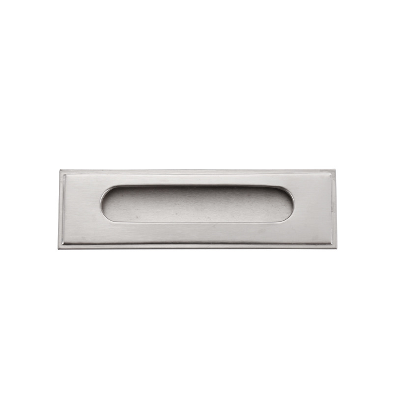 Stainless steel concealed handle wardrobe sliding door, cabinet door flat handle, sliding door, drawer hidden, recessed concealed handle Item Picture