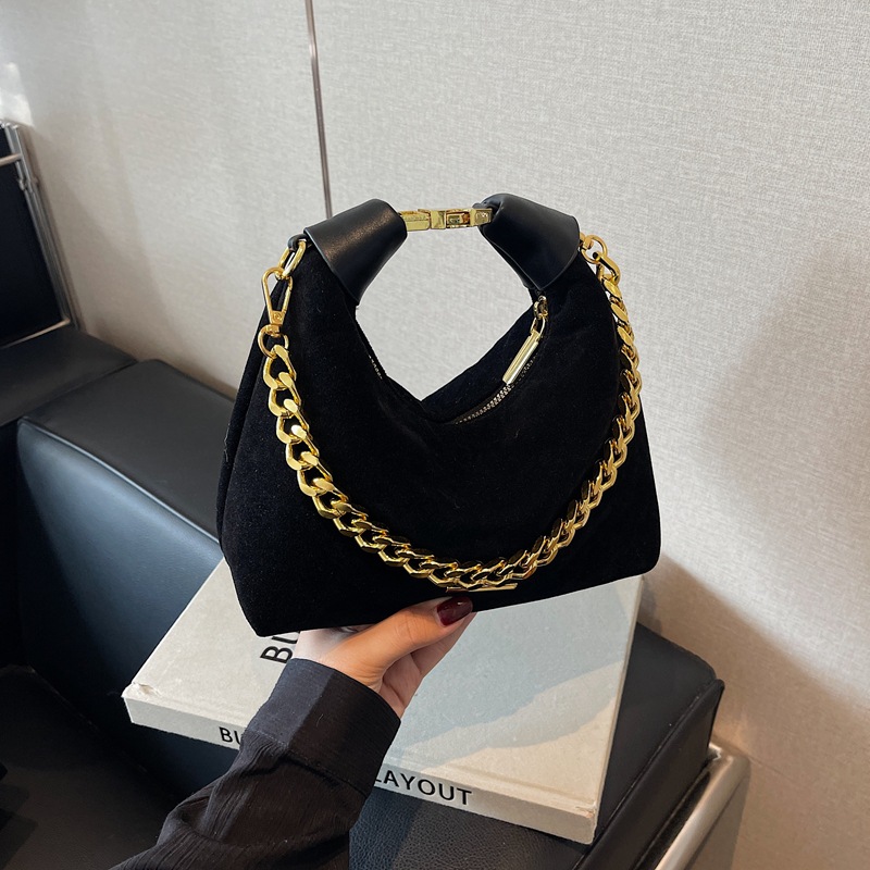 Maillard retro matte small bag for women 2024 New style, high-end and versatile crossbody bag, single-shoulder hand-held dumpling bag details Picture