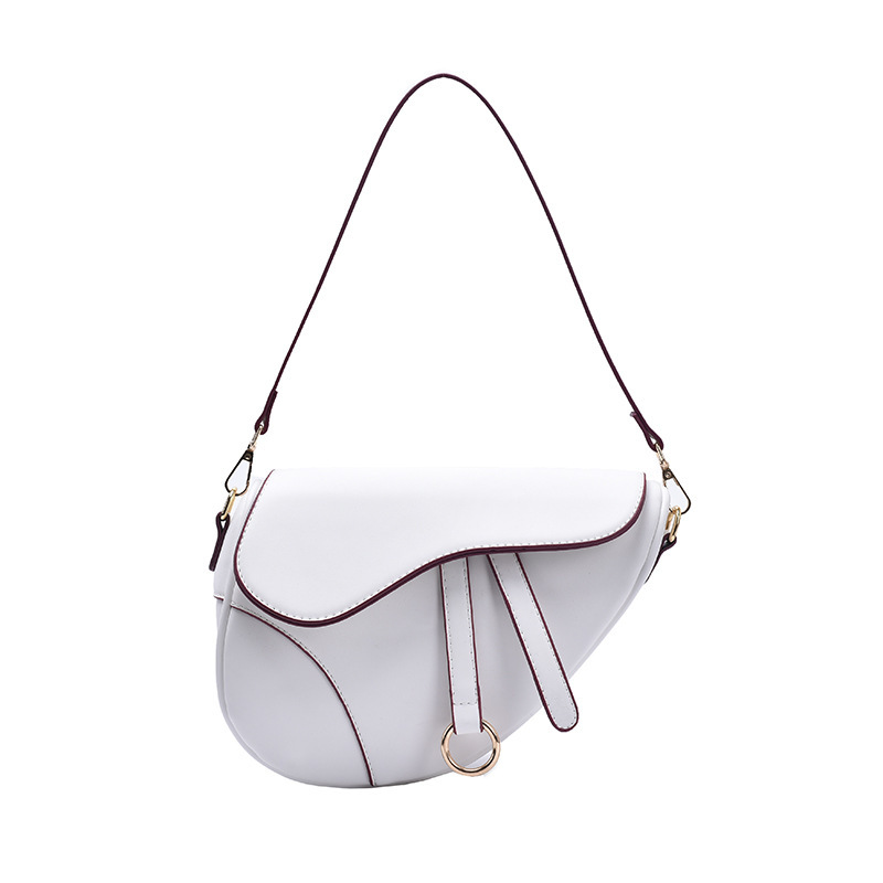 Cross-border women's 2024 autumn new single-shoulder bag, texture, niche design, crossbody bag, versatile saddle bag wholesale Item Picture