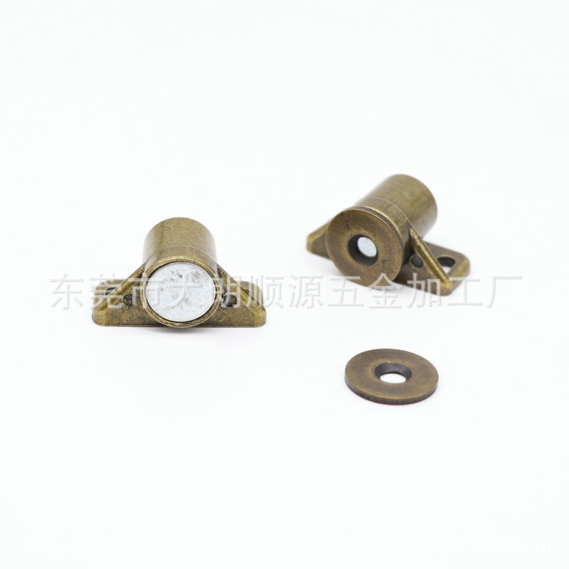 Wholesale of strong magnetic force antique magnetic shock absorbers for door opening and closing in a bluish-bronze color Item Picture