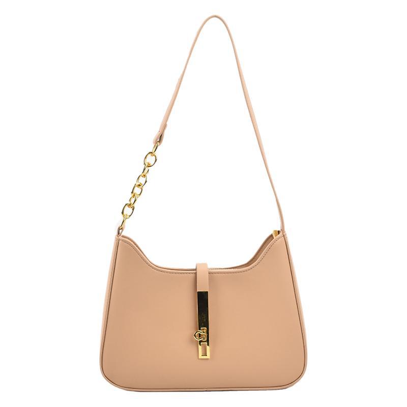 Cross-border bestseller niche bag for women, new retro, versatile and fashionable single-shoulder underarm bag, casual soft leather handbag Item Picture