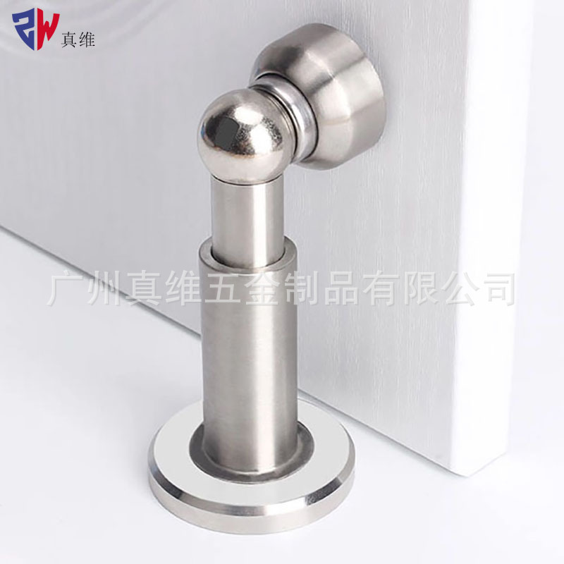 304 stainless steel adjustable door stop, solid extended door resistance, strong magnetic floor stop for bedroom and bathroom doors Specification drawing