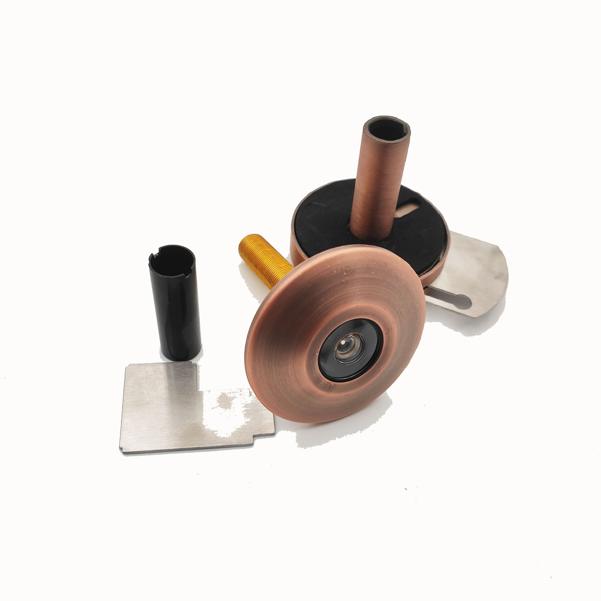 Wholesale of antique bronze anti-picking peephole anti-theft door, peephole anti-picking sheep eye manufacturer Item Picture