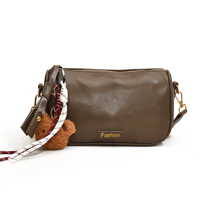 Wide-shoulder strap fashionable small crossbody bag, 2024 new trendy INS single-shoulder bag, stylish and fashionable Japanese and Korean casual bag Item Picture