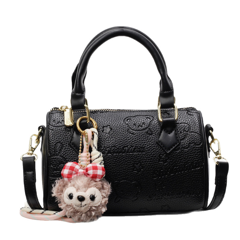 The 2025 new stylish color-blocking, versatile embossed hand-held pillow bag is a high-end, stylish and casual single-shoulder crossbody bag for women Item Picture