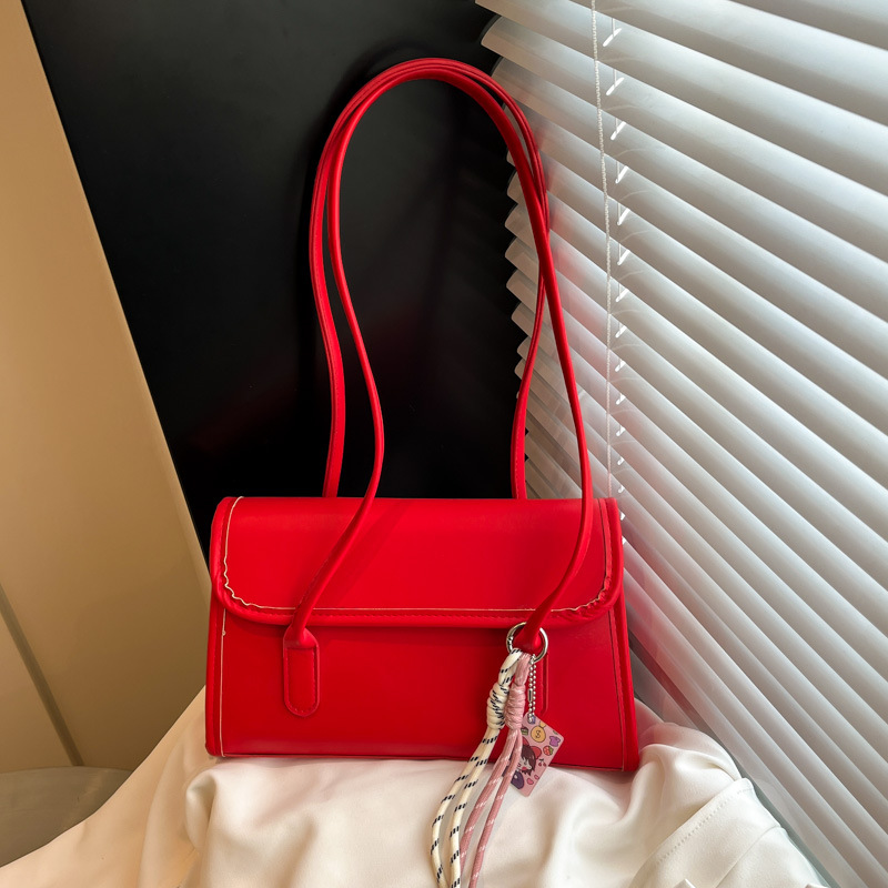 Retro bag for women, large capacity, 2025 summer new style, casual, versatile and high-quality women's single-shoulder commuter bag full figure