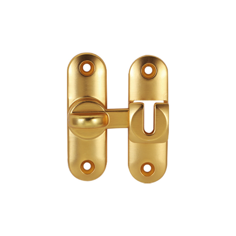 Solid snap fasteners can be used to lock the entrance door, room door, and anti-theft door at 90 degrees and 180 degrees without the need for drilling Item Picture