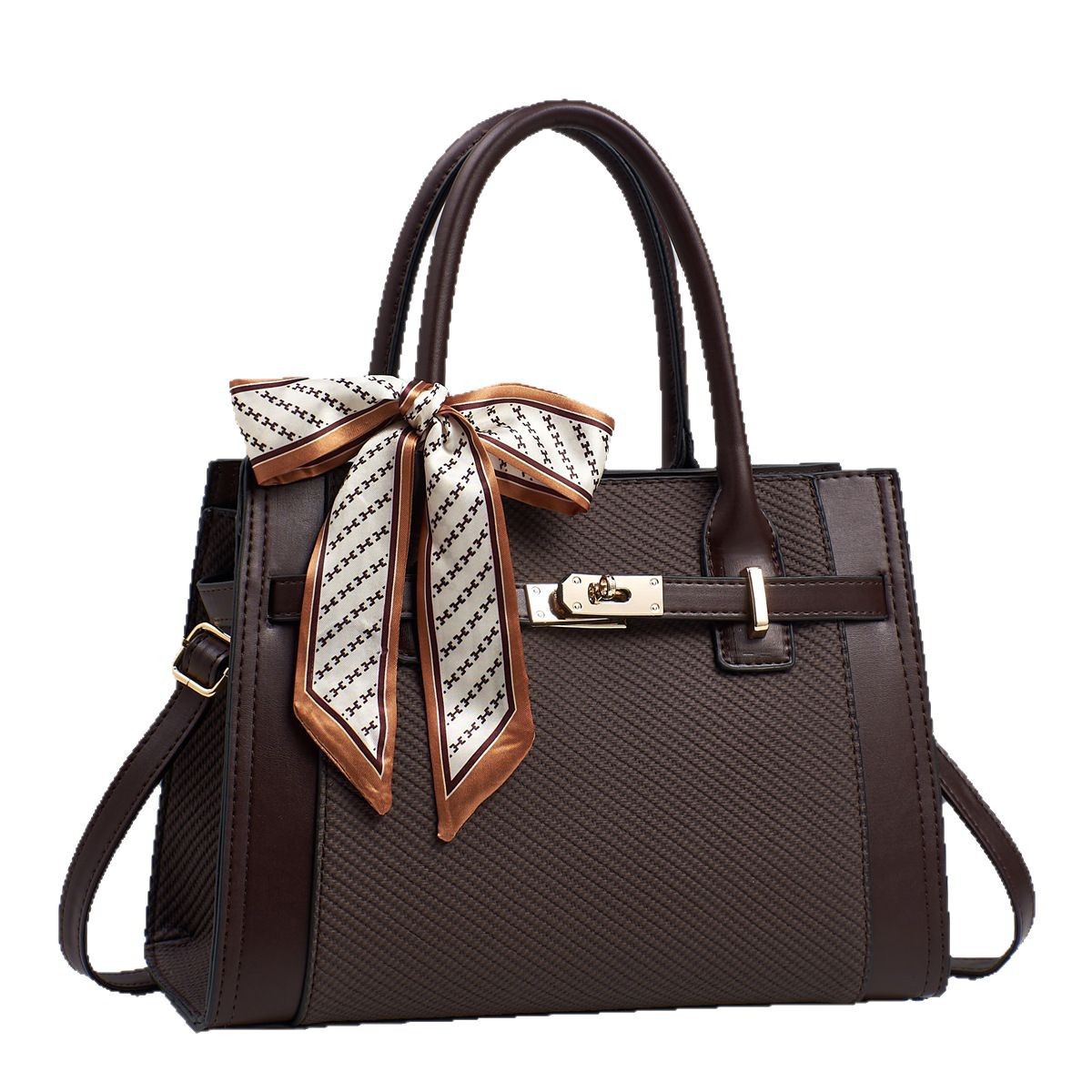 2025 New style fashionable handbag, high appearance level, single-shoulder bag, simple large-capacity women's bag, cross-border crossbody bag Item Picture