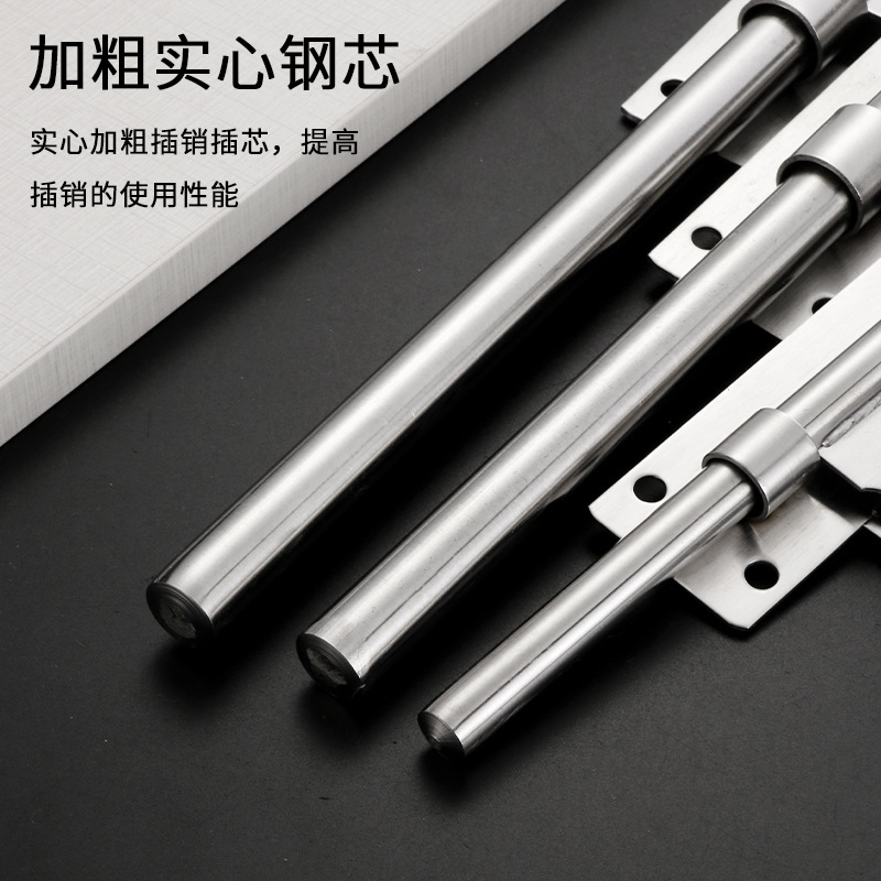Stainless steel door bolts, thickened padlocks, heavy-duty door latches, factory large iron doors, security doors, welded latch door locks Application Scenario