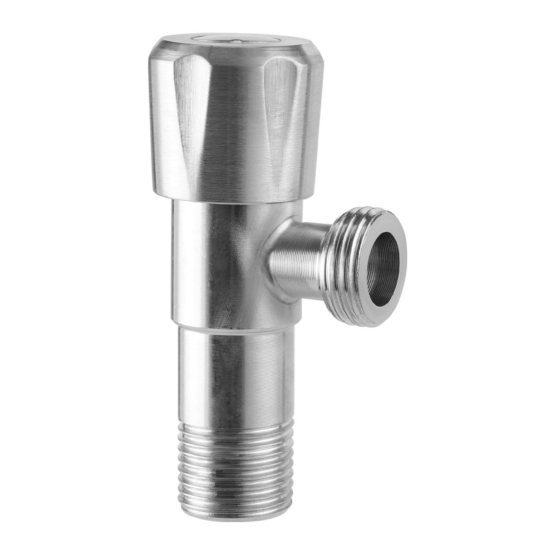 Wholesale 304 stainless steel triangle valve, toilet copper core, water heater stop valve, hot and cold water supply valve, and water inlet valve Item Picture