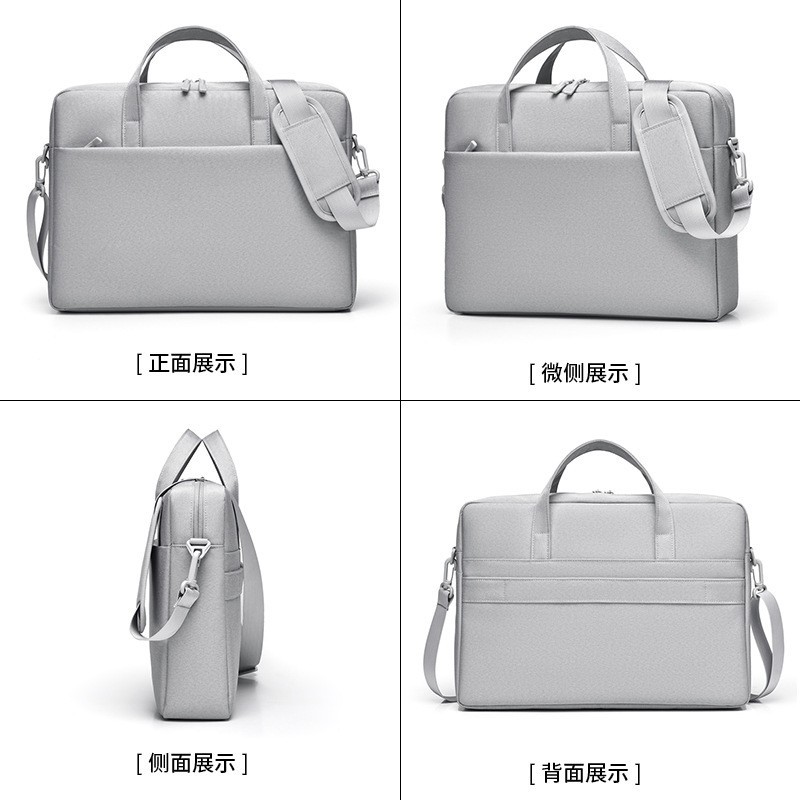 Laptop bag, airbag, waterproof and shockproof, 15-16-inch laptop bag, 17-inch large-capacity single-shoulder bag Specification drawing
