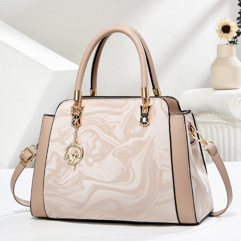 New cross-border printed large bag for spring and summer women, a gift for middle-aged mothers, a large-capacity commuting handbag for women Specification drawing