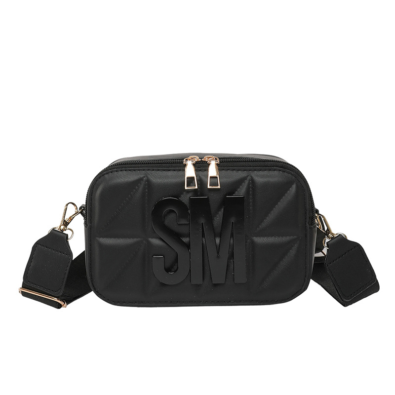 Trendy and versatile women's bags, high-quality small square bags, casual single-shoulder bags, crossbody bags, wide shoulder strap mother-daughter bags Item Picture