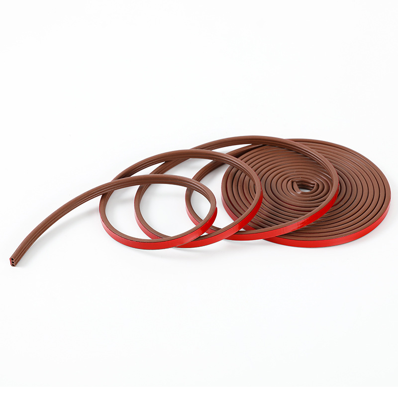 Anti-theft door, wooden door, sliding door, sealing strip, noise reduction, dust prevention and sound insulation strip for doors and Windows, sealing strip, porous silicone rubber anti-collision strip Item Picture