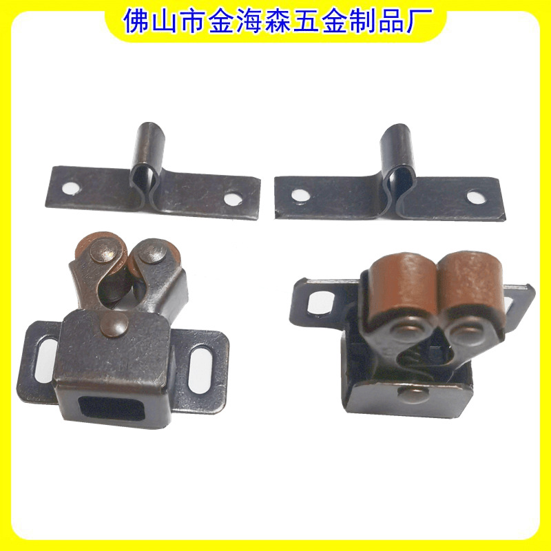 Cabinet door bead door clips, hardware spring bead plastic cabinet door clips, solid wood door clips, antique door clips Item Picture
