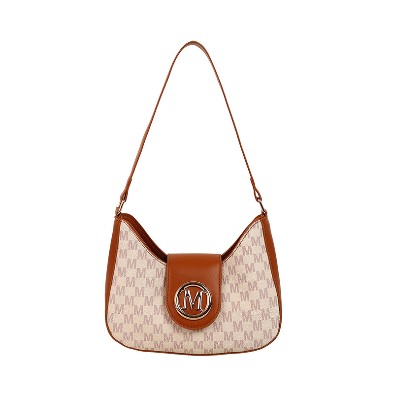A new French niche printed underarm bag for women in spring 2025, a versatile and trendy single-shoulder bag for commuting Item Picture
