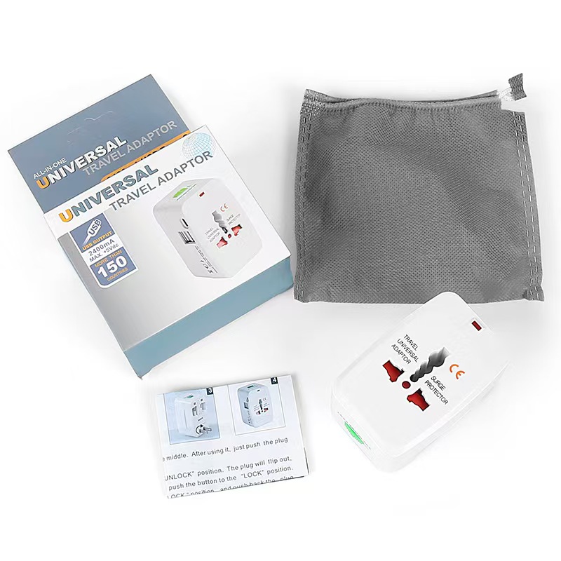 跨境货源 万能 转换插头 多功能 美标 欧规 英标 转换插头